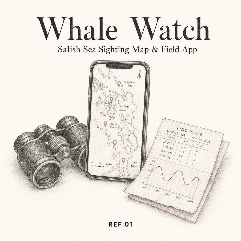 Whale Watch — Salish Sea Sightings cover illustration
